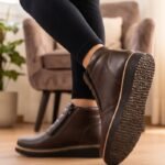 Botas Eco Cuero Doble Cierre